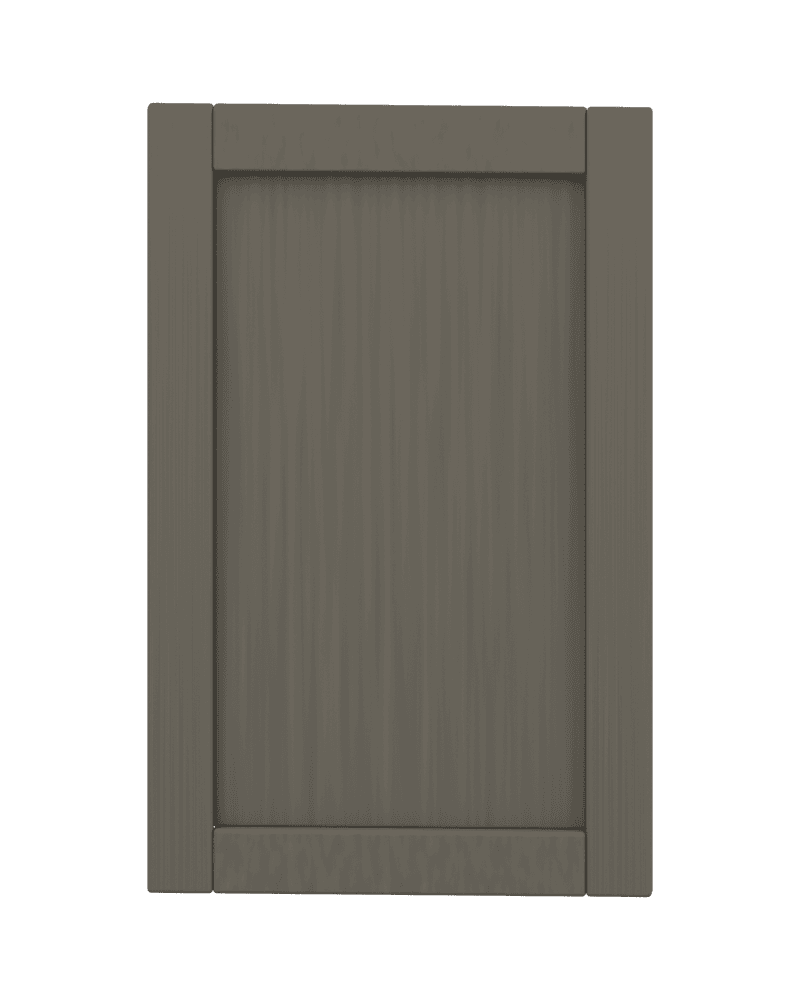 Timber Shaker cabinet door, finish illustration TS