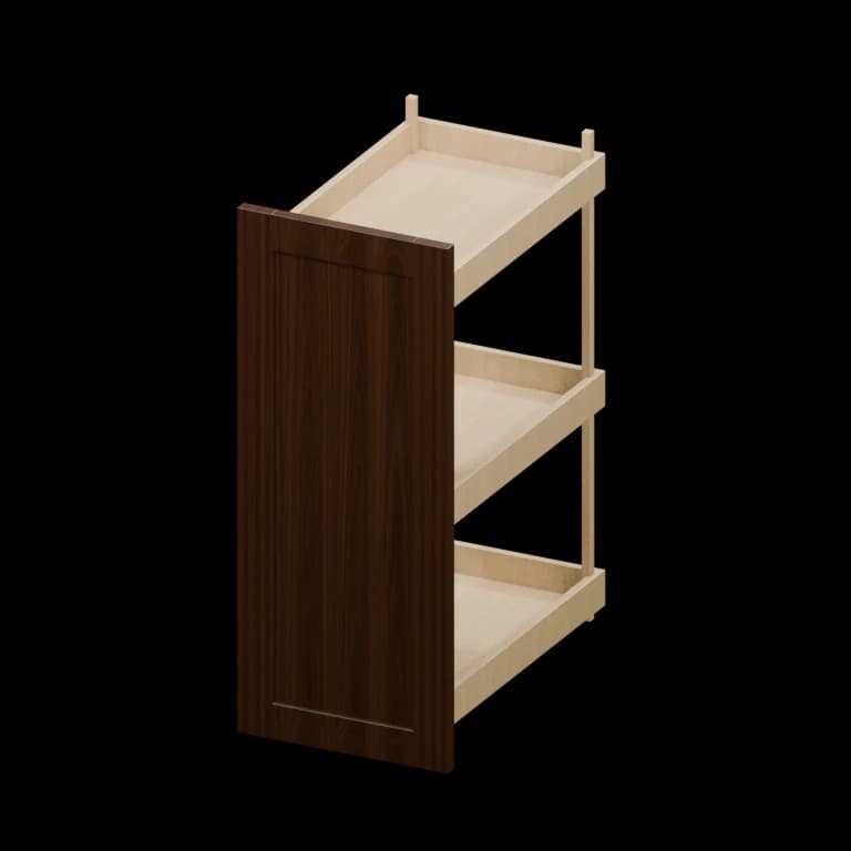 Fairview 12-in Base Cabinet Pullout in Espresso