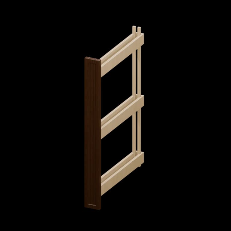 Fairview 3-in Base Cabinet Pullout in Espresso