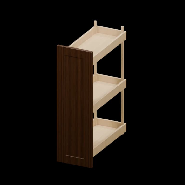 Fairview 9-in Base Cabinet Pullout in Espresso