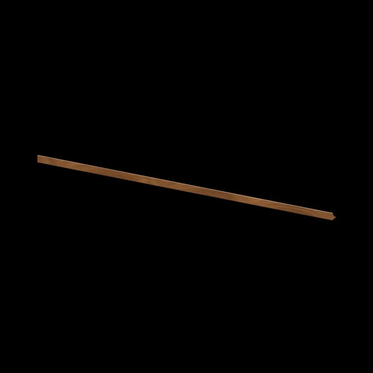 Kingston 8-ft Inside Corner Molding (ICM8) in Walnut