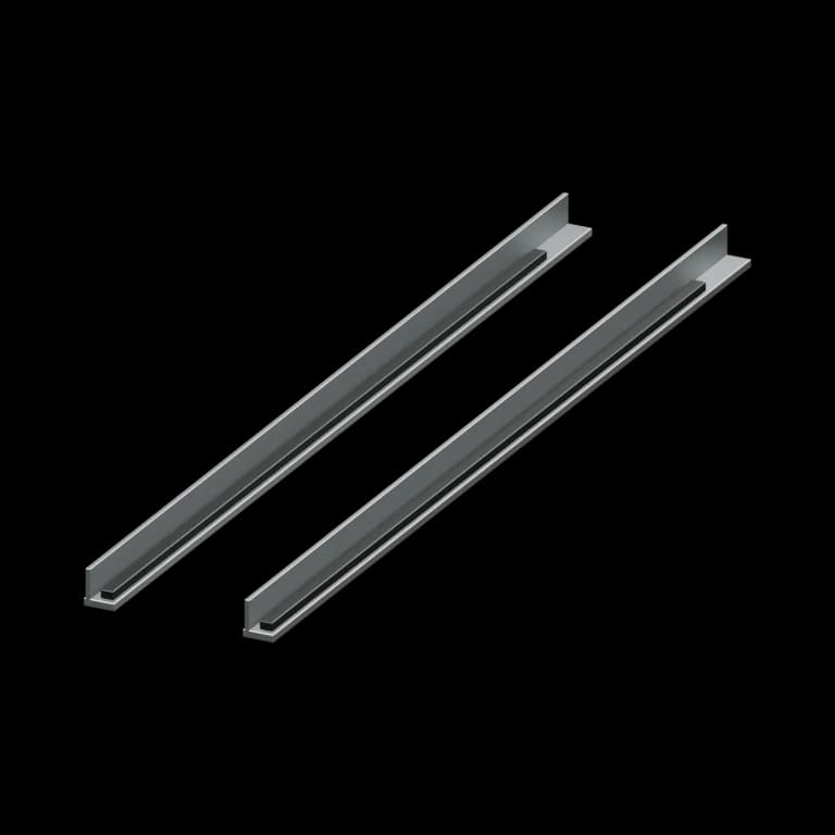 Fairview 550 mm Epoxy Drawer Slide in Espresso