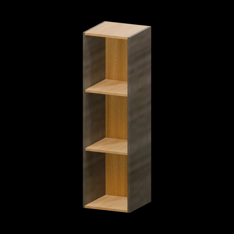 Auburn 12-in Wall End Cabinet (AWE1242) in Legno Queenston