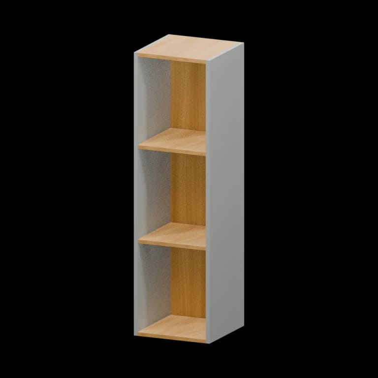 Auburn 12-in Wall End Cabinet (AWE1242) in Solid Platinum