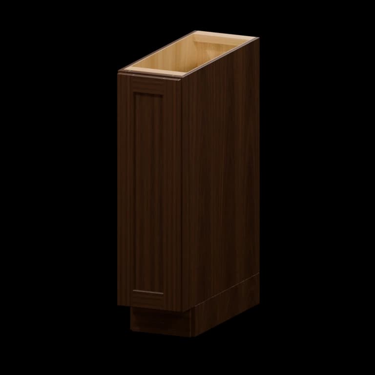 Kingston 9-in Full-Height Door Base Cabinet (B09-FH) in Espresso