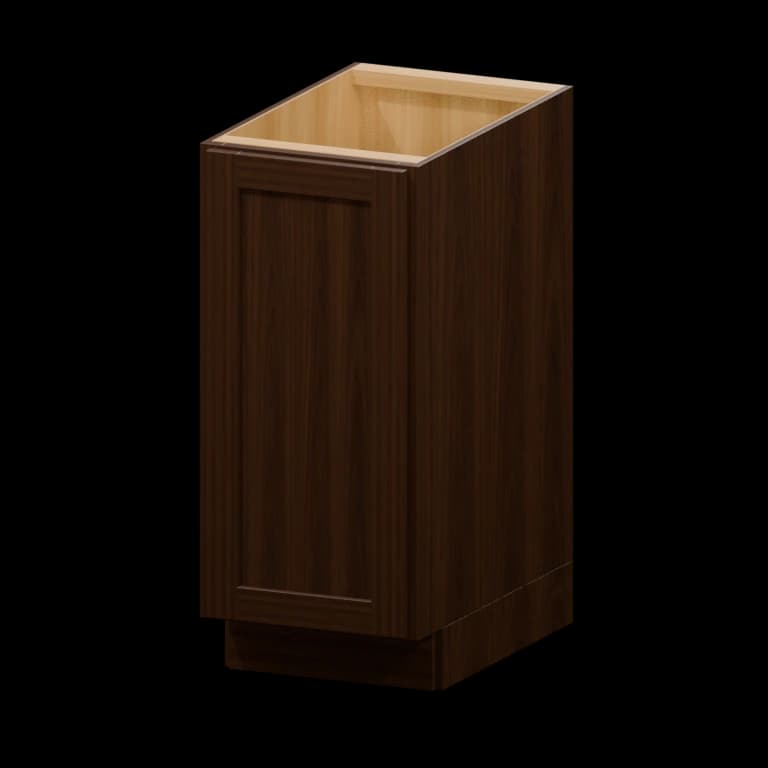 Fairview 15-in Full-Height Door Base Cabinet in Espresso