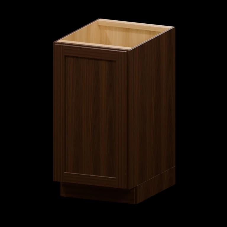 Fairview 18-in Full-Height Door Base Cabinet in Espresso