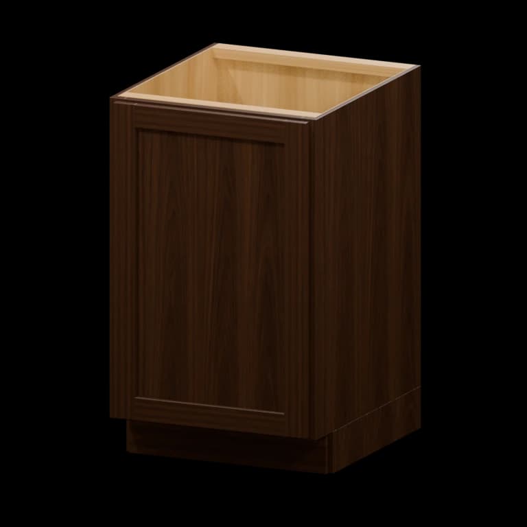 Fairview 21-in Full-Height Door Base Cabinet in Espresso