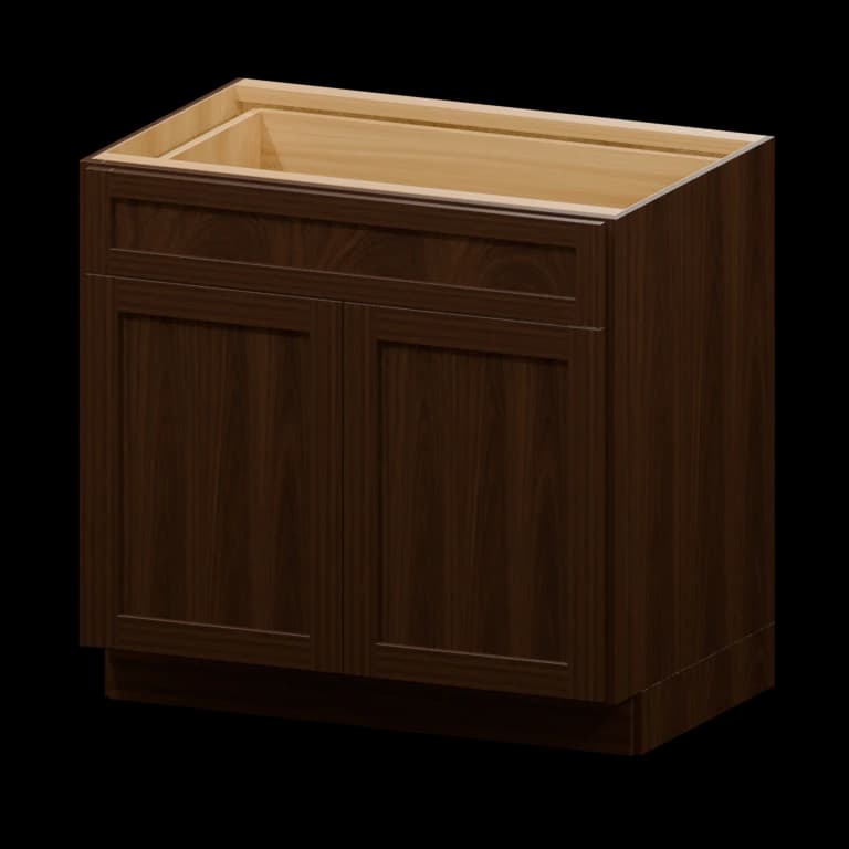 Fairview 36-in Base Cabinet in Espresso