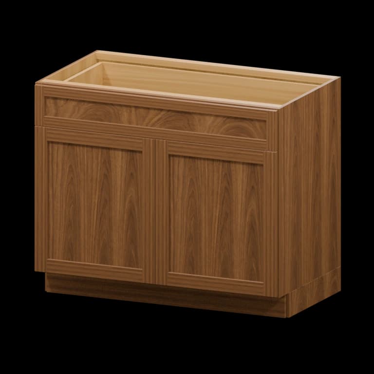 Kingston 42-in Base Cabinet in Walnut