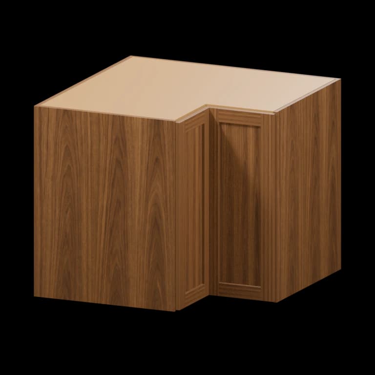 Kingston 36-in Lazy Susan Base Cabinet (BLS36W) in Walnut
