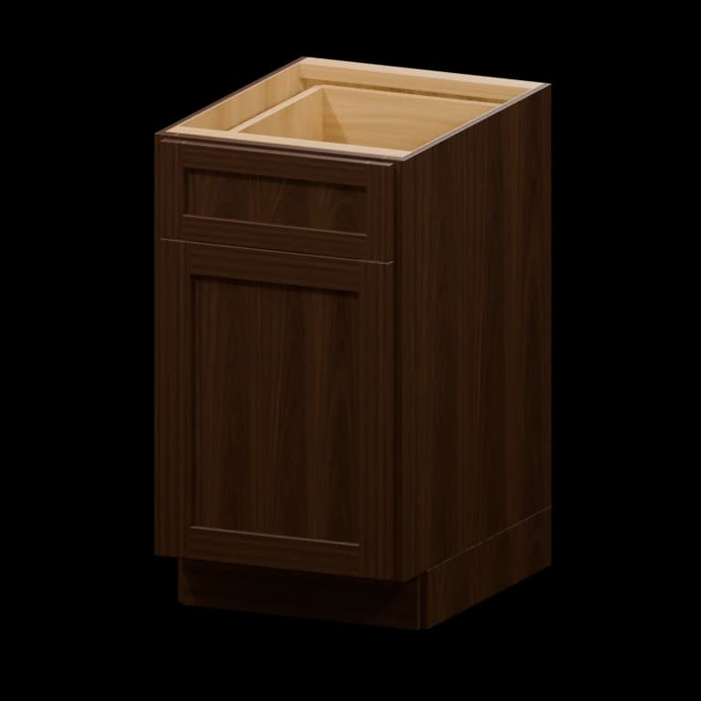 Fairview 18-in Accessible-Height Base Cabinet in Espresso