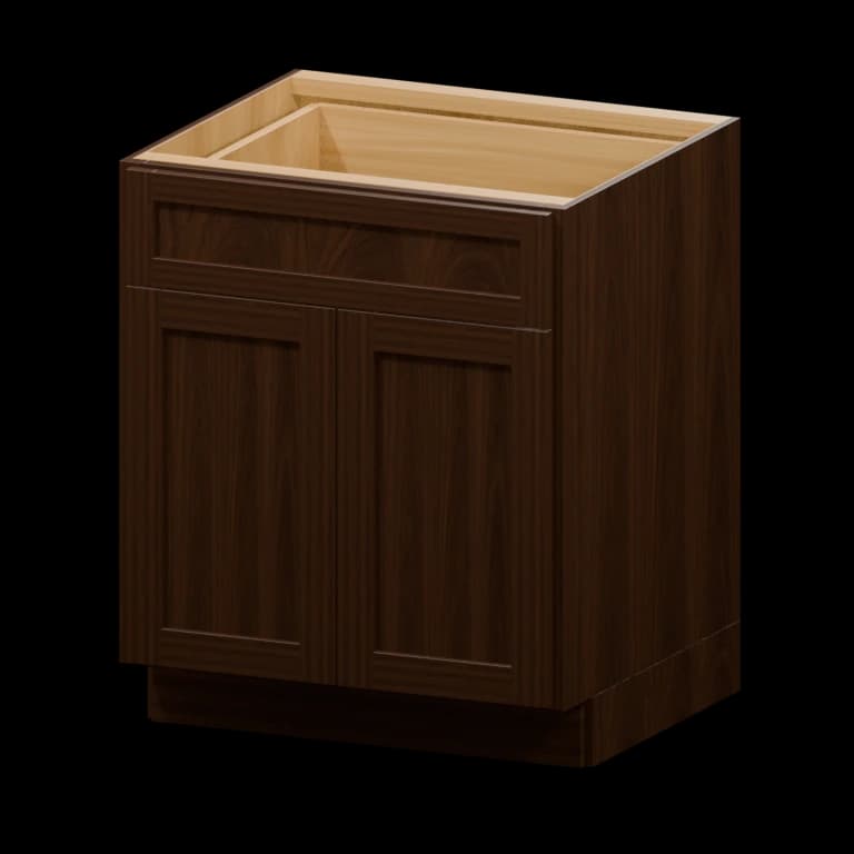 Fairview 27-in Accessible-Height Base Cabinet in Espresso