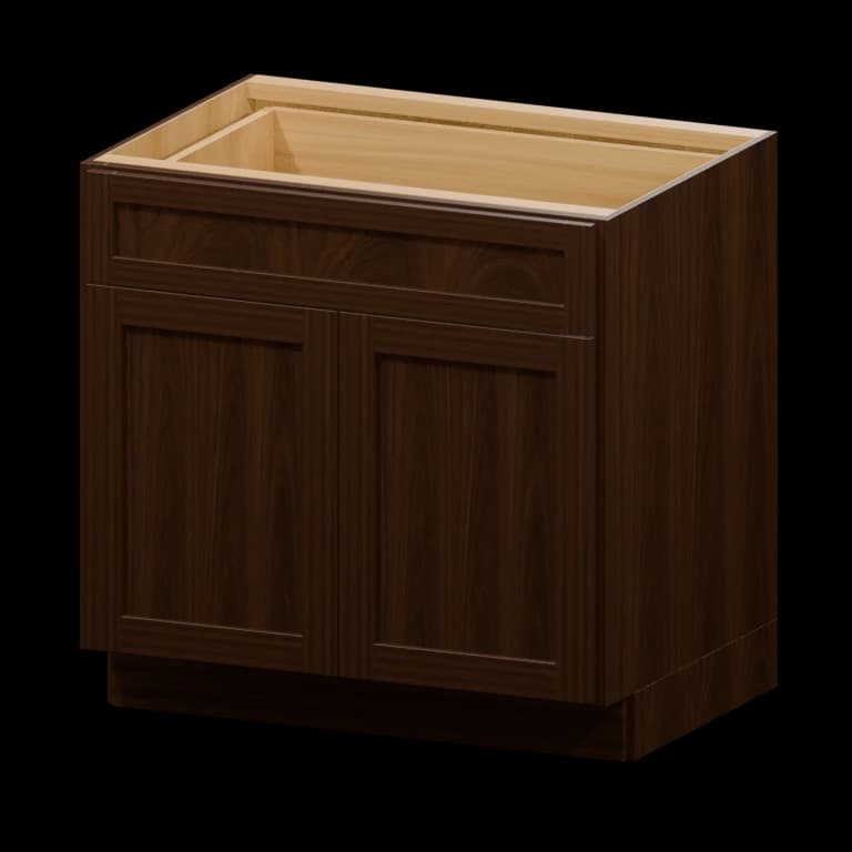 Fairview 33-in Accessible-Height Base Cabinet in Espresso