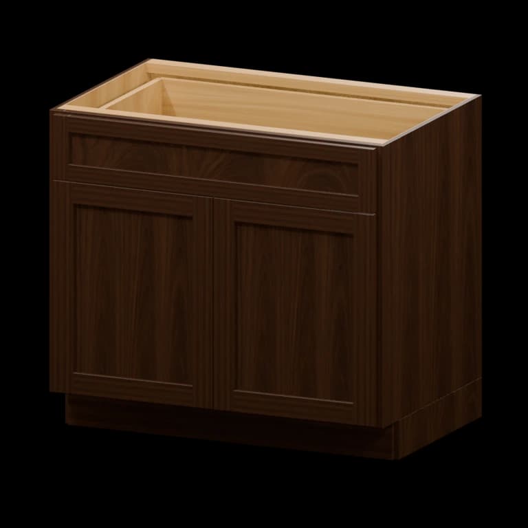 Fairview 36-in Accessible-Height Base Cabinet in Espresso