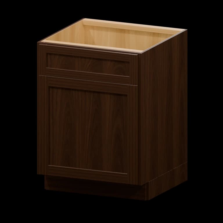 Fairview 24-in Accessible-Height Sink Base Cabinet in Espresso