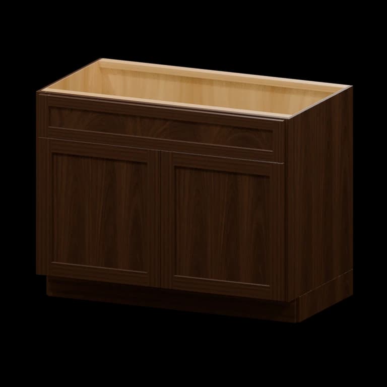 Fairview 42-in Accessible-Height Sink Base Cabinet in Espresso