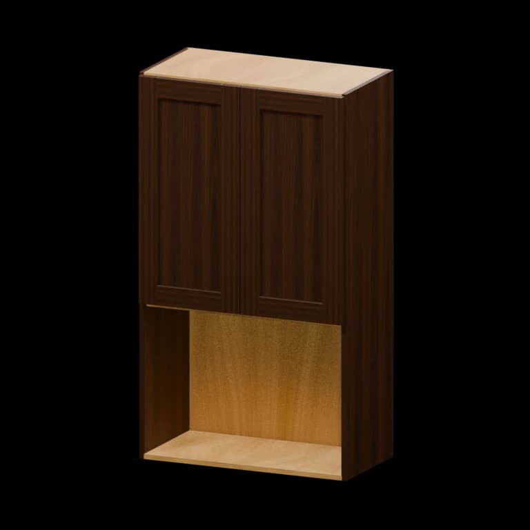 Kingston 24-in Johnny Wall Cabinet (JW2442) in Espresso
