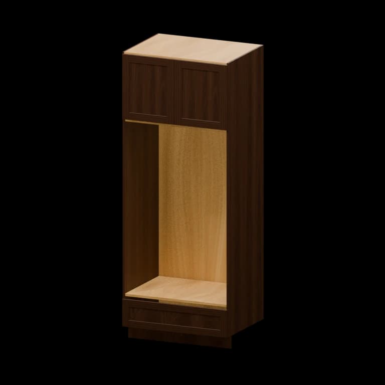 Kingston 33-in Open Pantry Cabinet (OC338424) in Espresso