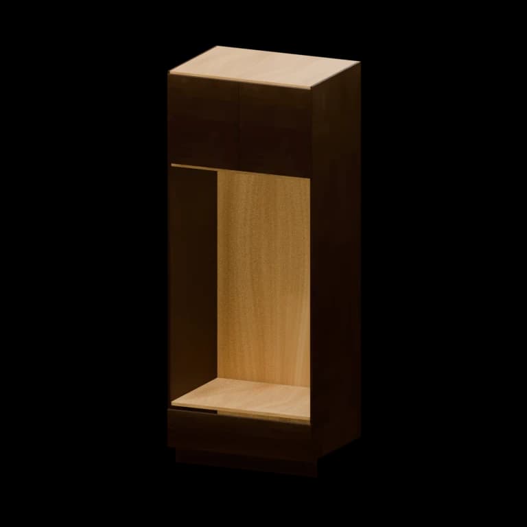 Auburn 33-in Open Pantry Cabinet (OC338424) in Dark Chocolate