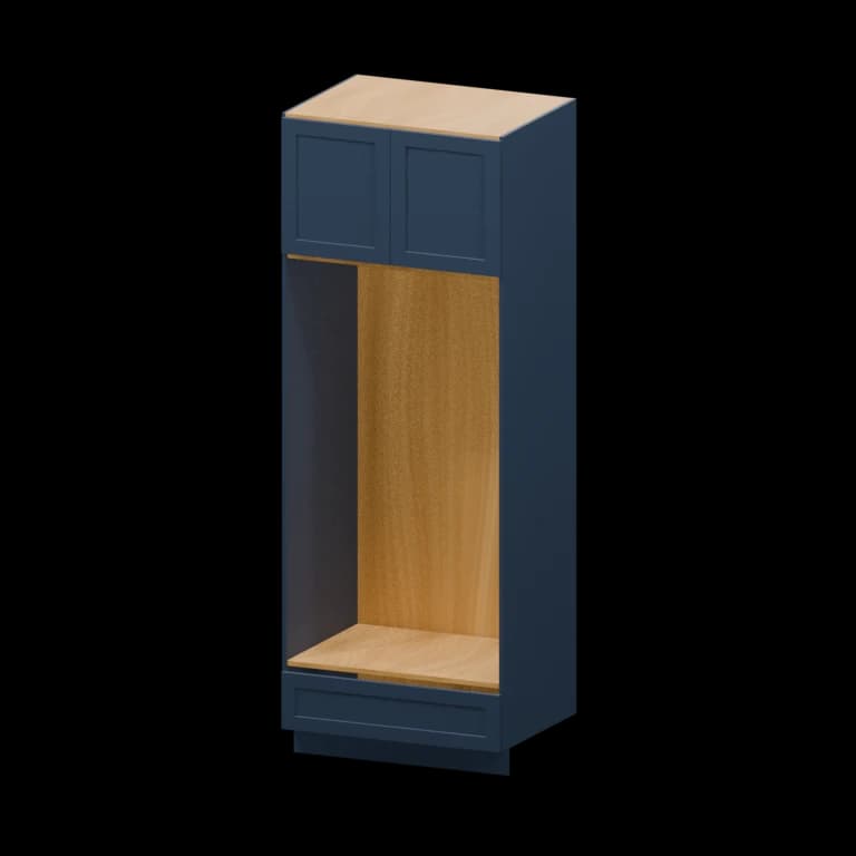 Centerville 33-in Open Pantry Cabinet (OC339024) in Navy Blue