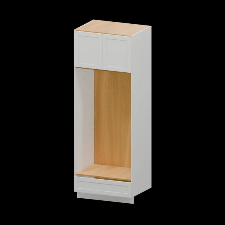 Centerville 33-in Open Pantry Cabinet (OC339024) in White Shaker