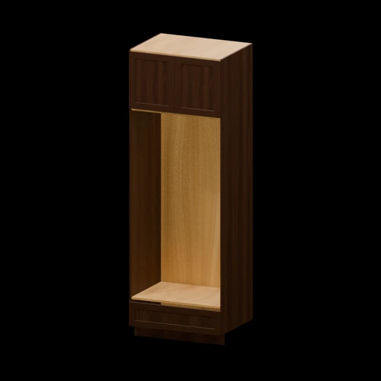 Fairview 33-in Open Pantry Cabinet in Espresso