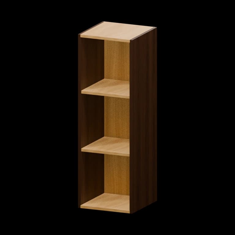 Fairview 12-in Open-End Wall Cabinet in Espresso