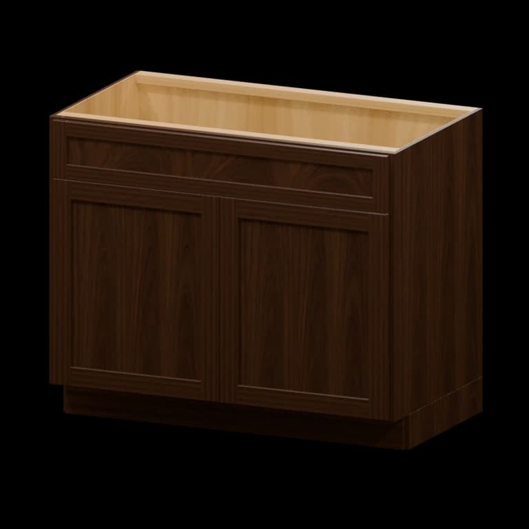 Fairview 42-in Sink Base Cabinet in Espresso
