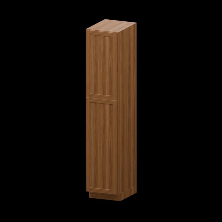 Kingston 18-in Utility Pantry Cabinet (TU189024) in Walnut