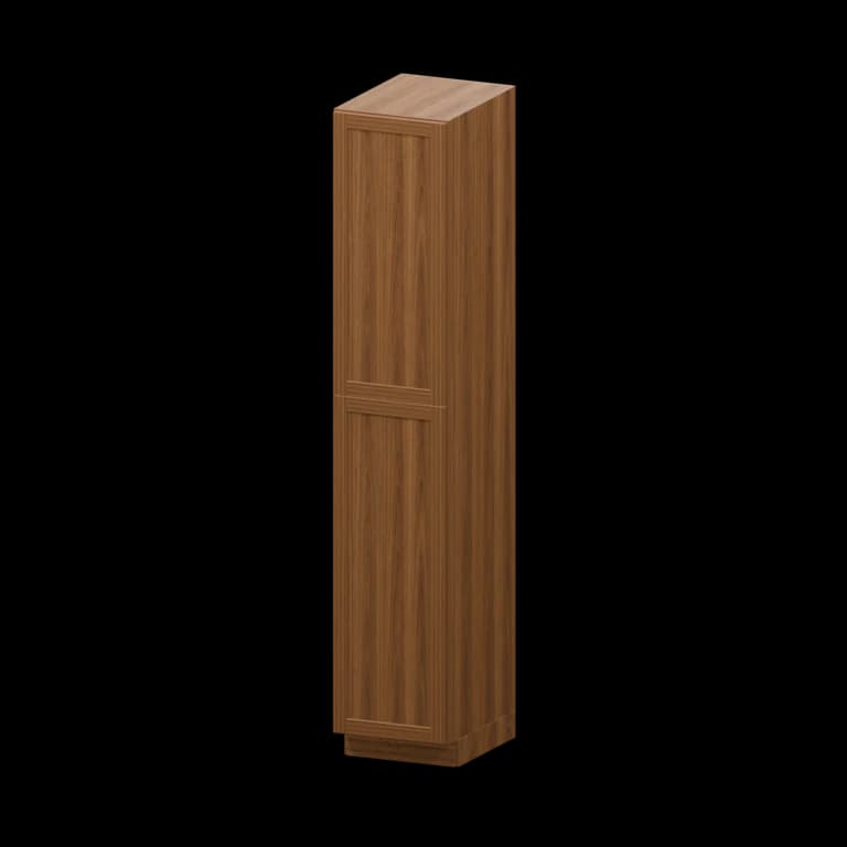 Kingston 18-in Utility Pantry Cabinet (TU189624) in Walnut