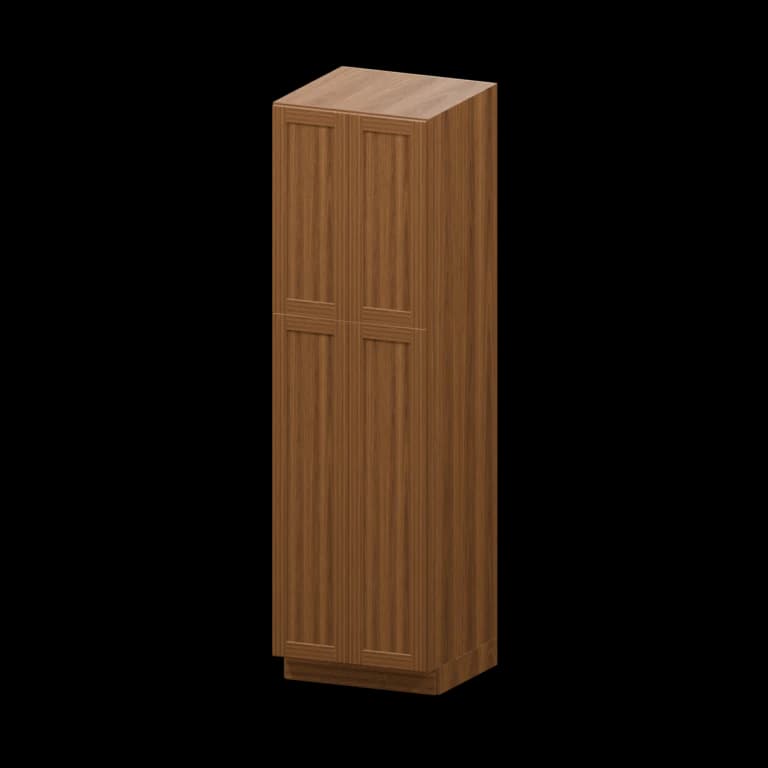 Kingston 24-in Utility Pantry Cabinet (TU248424) in Walnut