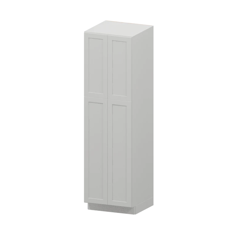 Kingston 24-in Utility Pantry Cabinet (TU248424) in White