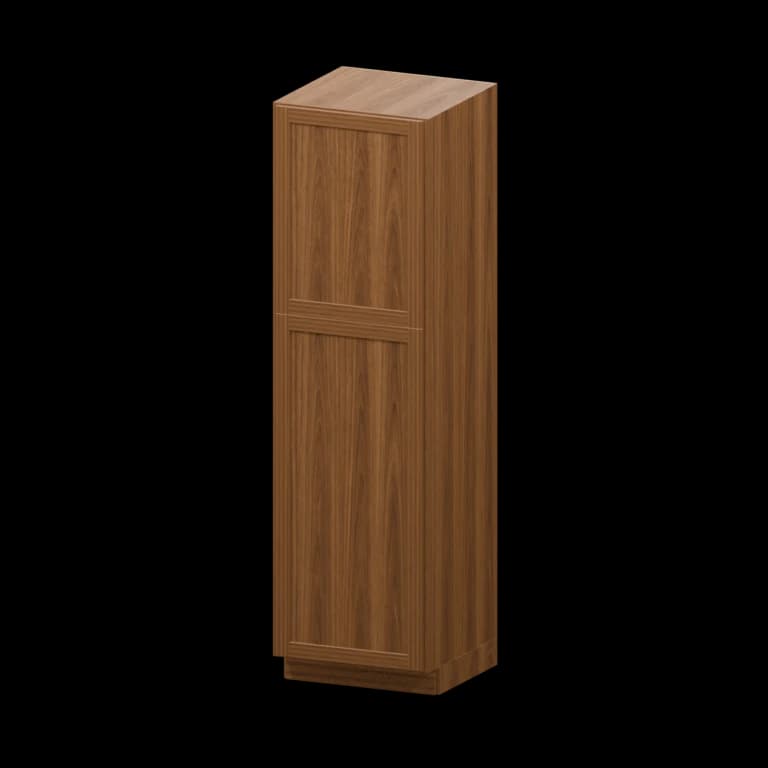 Fairview 24-in Utility Pantry Cabinet (TU248424) in Walnut