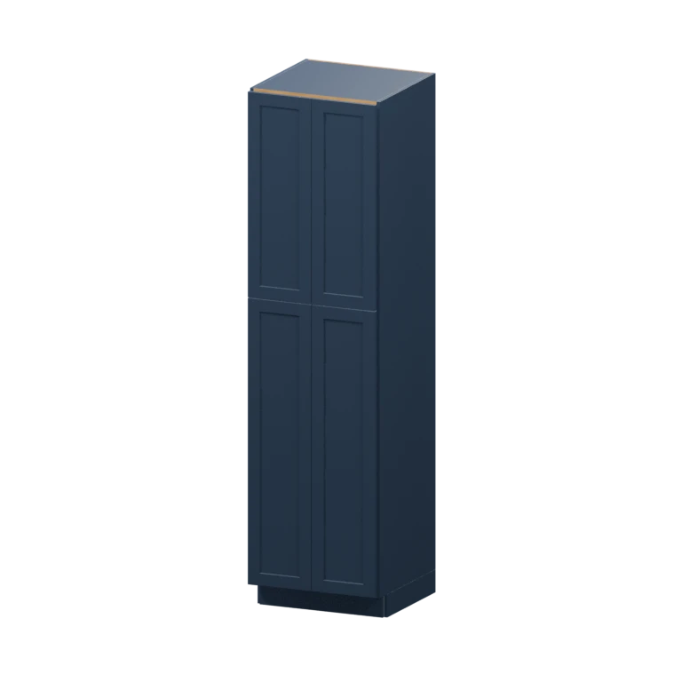 Centerville 24-in Utility Pantry Cabinet (TU249024) in Navy Blue