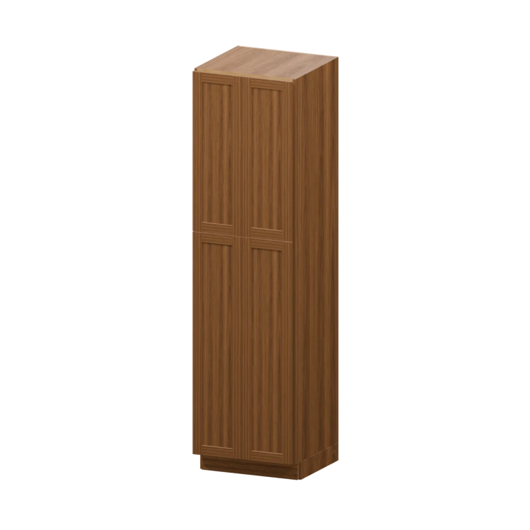 Centerville 24-in Utility Pantry Cabinet (TU249024) in Walnut Shaker