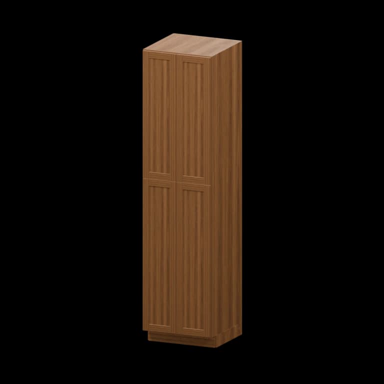 Kingston 24-in Utility Pantry Cabinet in Walnut