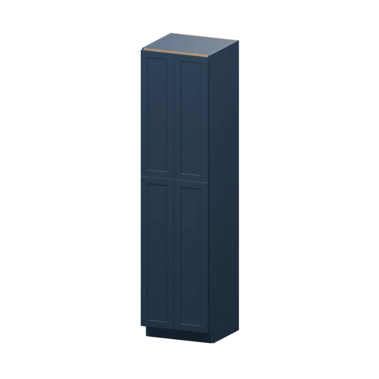 Centerville 24-in Utility Pantry Cabinet (TU249624) in Navy Blue