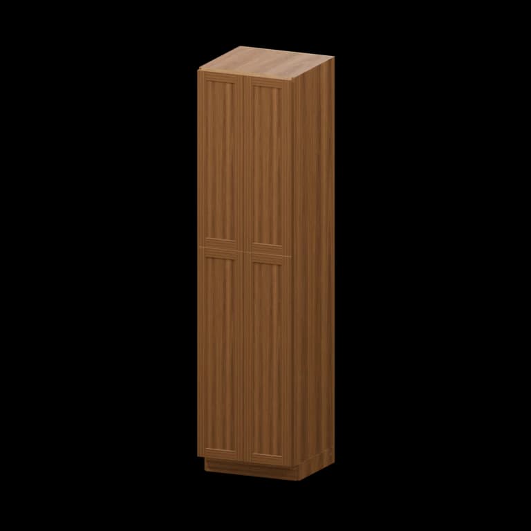 Centerville 24-in Utility Pantry Cabinet (TU249624) in Walnut Shaker