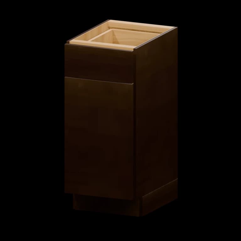 Auburn 15-in Vanity Base Cabinet (VB15) in Dark Chocolate