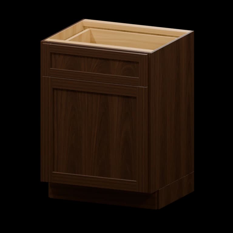 Fairview 24-in Vanity Base Cabinet in Espresso