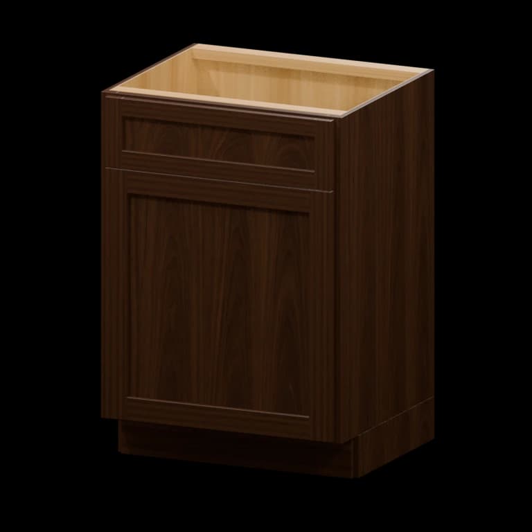 Fairview 24-in Vanity Sink Base Cabinet in Espresso