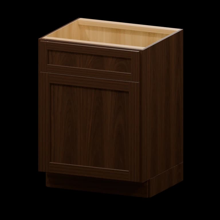 Fairview 24-in Vanity Sink Base Cabinet in Espresso