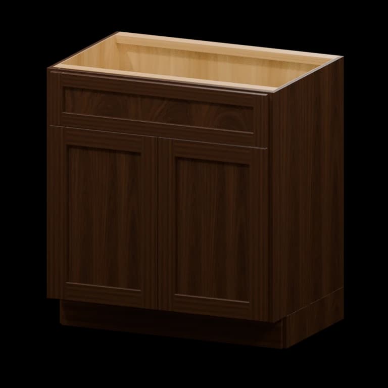 Fairview 30-in Vanity Sink Base Cabinet in Espresso