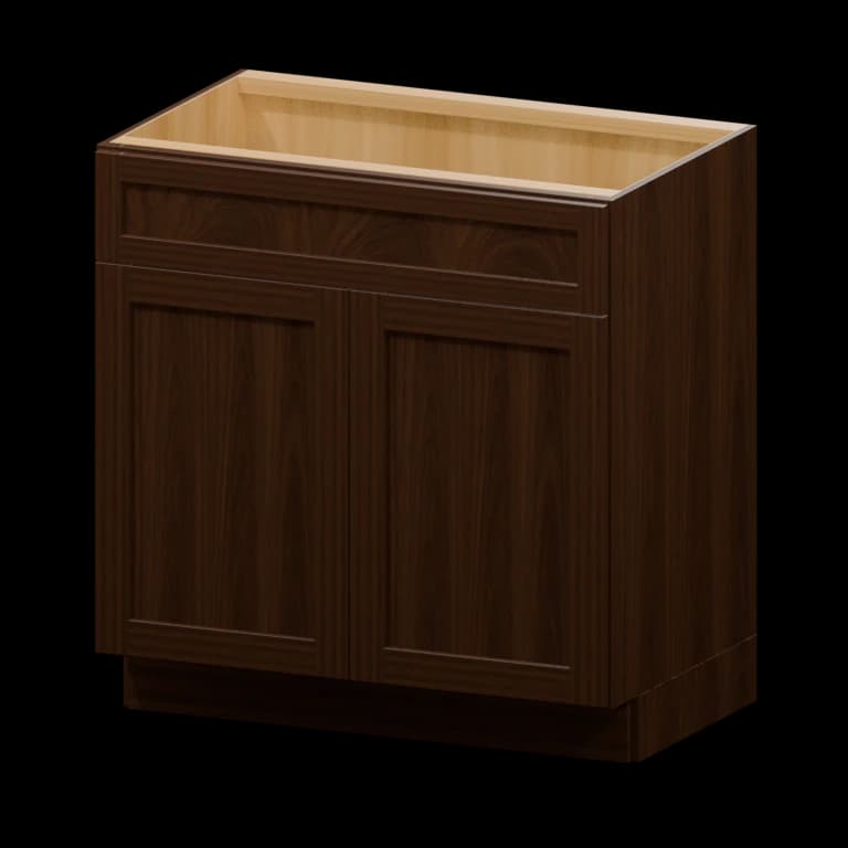 Kingston 33-in Vanity Sink Base Cabinet (VSB33) in Espresso