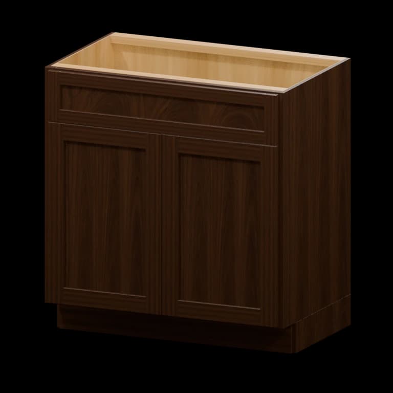 Fairview 33-in Vanity Sink Base Cabinet in Espresso