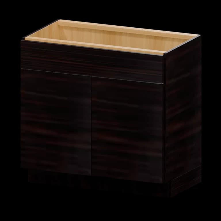 Auburn 36-in Vanity Sink Base Cabinet (VSB36) in Ultra Wenge