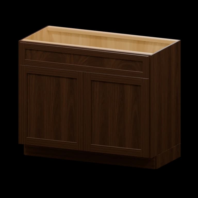 Fairview 42-in Vanity Sink Base Cabinet in Espresso