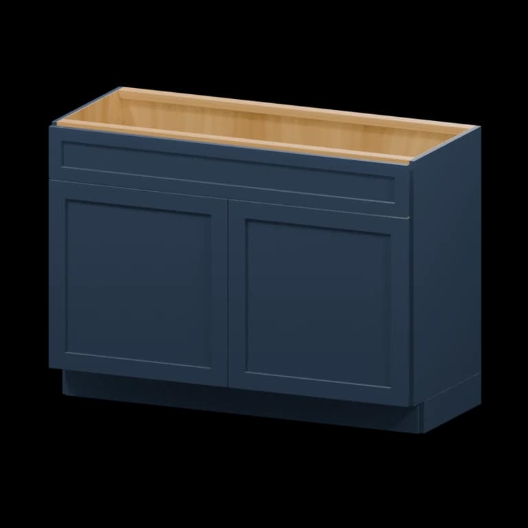 Centerville 48-in Vanity Sink Base Cabinet (VSB48) in Navy Blue
