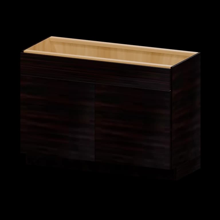 Burlington 48-in Vanity Sink Base Cabinet (VSB48) in High Gloss Wenge